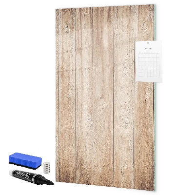 Memobord van glas met print inclusief neodymium magneten Bord voor foto's en notities