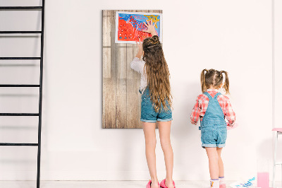 Memobord van glas met print inclusief neodymium magneten Bord voor foto's en notities