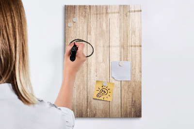 Memobord van glas met print inclusief neodymium magneten Bord voor foto's en notities