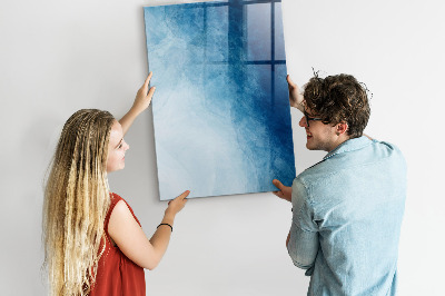 Memobord van glas met print inclusief neodymium magneten Magnetisch bord voor foto's en notities