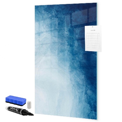 Memobord van glas met print inclusief neodymium magneten Magnetisch bord voor foto's en notities