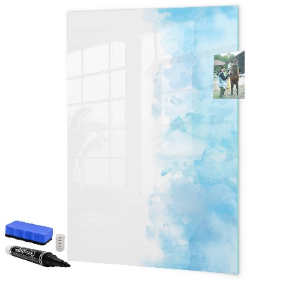 Memobord van glas met print inclusief neodymium magneten Creatief fotopresentatiebord
