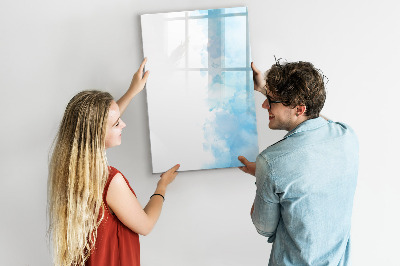 Memobord van glas met print inclusief neodymium magneten Creatief fotopresentatiebord