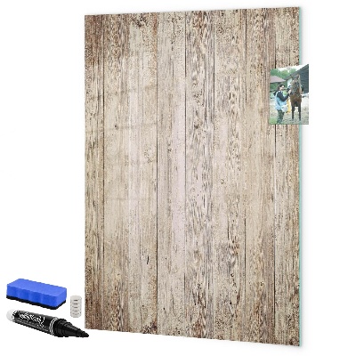 Decoratief glazen wandbord beschrijfbaar en magnetisch Foto-organizer aan de muur