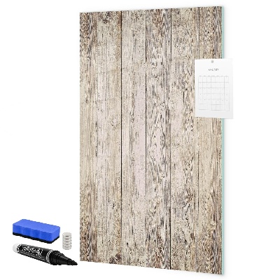 Decoratief glazen wandbord beschrijfbaar en magnetisch Foto-organizer aan de muur