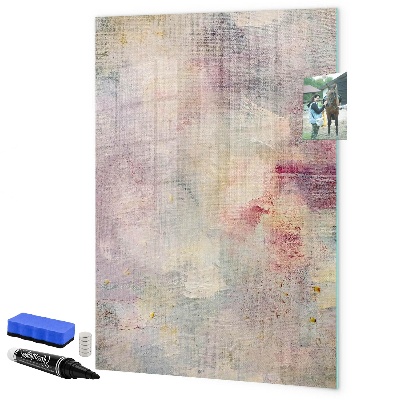 Memobord van glas met print inclusief neodymium magneten Creatief moodboard voor foto's en notities