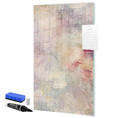 Memobord van glas met print inclusief neodymium magneten Creatief moodboard voor foto's en notities