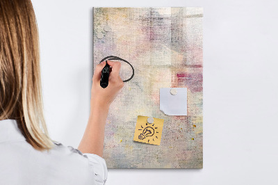 Memobord van glas met print inclusief neodymium magneten Creatief moodboard voor foto's en notities