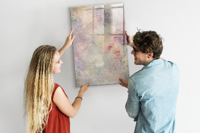 Memobord van glas met print inclusief neodymium magneten Creatief moodboard voor foto's en notities