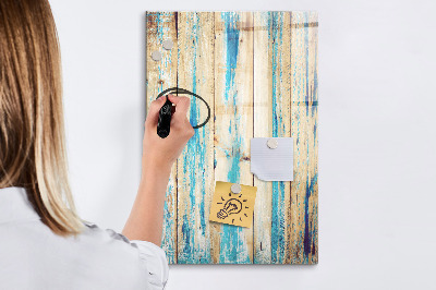 Memobord van glas met print inclusief neodymium magneten Stijlvol bord voor foto's en notities