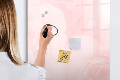 Memobord van glas met print inclusief neodymium magneten Stijlvol bord voor foto's en notities