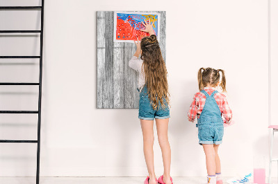 Memobord van glas met print inclusief neodymium magneten Stijlvol bord voor foto's en notities