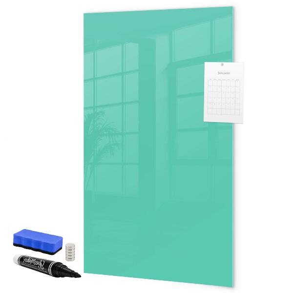 Memobord van glas met print inclusief neodymium magneten Een kleurrijk prikbord voor foto's en notities
