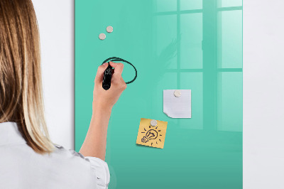 Memobord van glas met print inclusief neodymium magneten Een kleurrijk prikbord voor foto's en notities