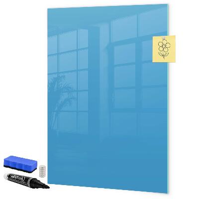 Decoratief glazen wandbord beschrijfbaar en magnetisch Een kleurrijk prikbord voor notities en foto's