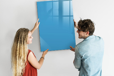 Decoratief glazen wandbord beschrijfbaar en magnetisch Een kleurrijk prikbord voor notities en foto's