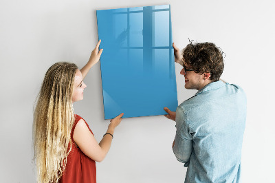 Decoratief glazen wandbord beschrijfbaar en magnetisch Een kleurrijk prikbord voor notities en foto's
