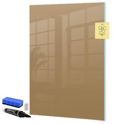 Memobord van glas met print inclusief neodymium magneten Een praktisch prikbord voor notities en foto's.