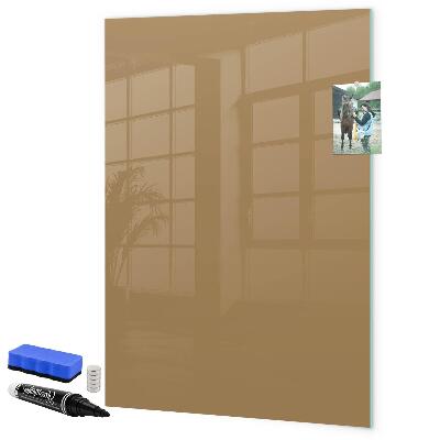 Memobord van glas met print inclusief neodymium magneten Een praktisch prikbord voor notities en foto's.