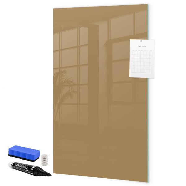 Memobord van glas met print inclusief neodymium magneten Een praktisch prikbord voor notities en foto's.