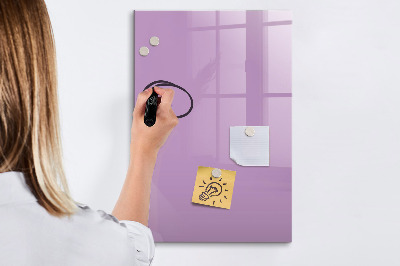 Decoratief glazen wandbord beschrijfbaar en magnetisch Een kleurrijk prikbord voor notities en foto's