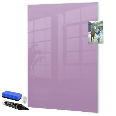 Decoratief glazen wandbord beschrijfbaar en magnetisch Een kleurrijk prikbord voor notities en foto's