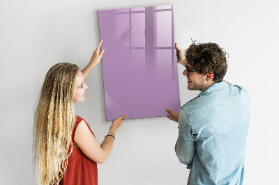 Decoratief glazen wandbord beschrijfbaar en magnetisch Een kleurrijk prikbord voor notities en foto's