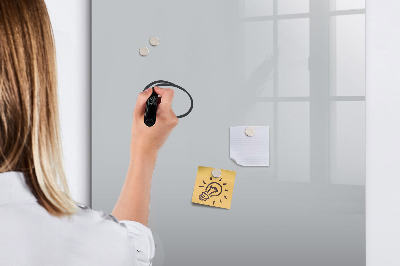 Memobord van glas met print inclusief neodymium magneten Magnetisch bord voor foto's en notities