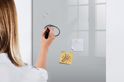 Memobord van glas met print inclusief neodymium magneten Magnetisch bord voor foto's en notities