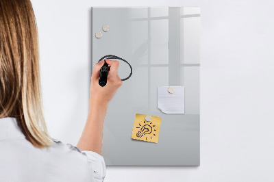Memobord van glas met print inclusief neodymium magneten Magnetisch bord voor foto's en notities