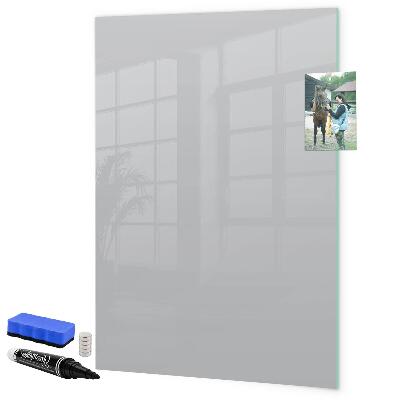 Memobord van glas met print inclusief neodymium magneten Magnetisch bord voor foto's en notities