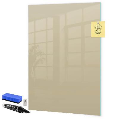 Decoratief glazen wandbord beschrijfbaar en magnetisch Notitie- en fotobord