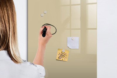 Decoratief glazen wandbord beschrijfbaar en magnetisch Notitie- en fotobord