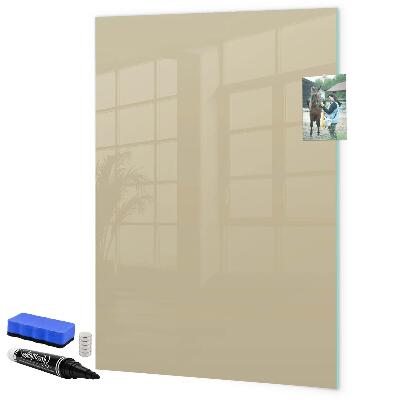 Decoratief glazen wandbord beschrijfbaar en magnetisch Notitie- en fotobord