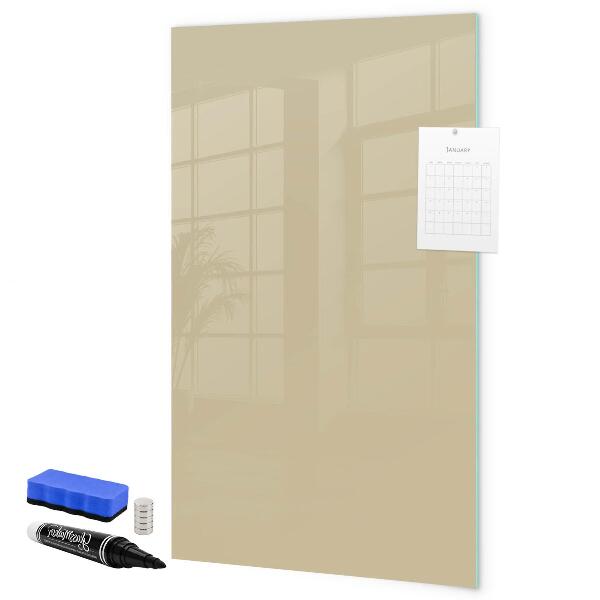 Decoratief glazen wandbord beschrijfbaar en magnetisch Notitie- en fotobord