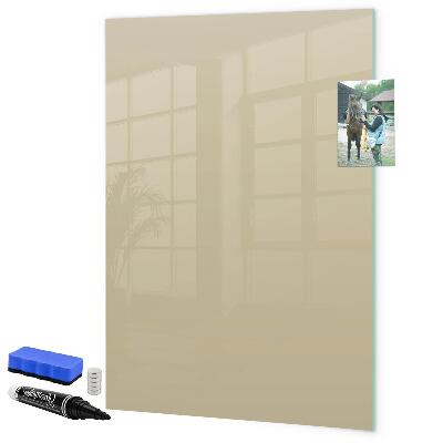 Decoratief glazen wandbord beschrijfbaar en magnetisch Notitie- en fotobord