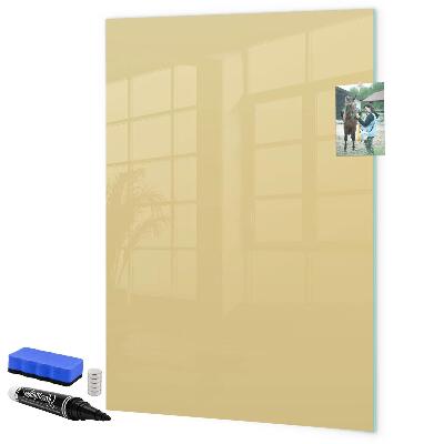 Memobord van glas met print inclusief neodymium magneten Magnetisch bord voor notities en foto's