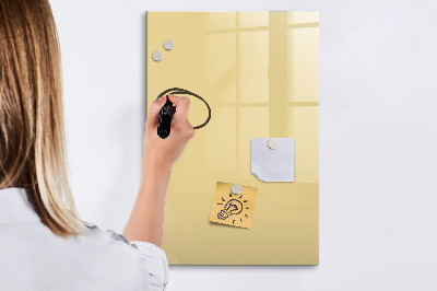 Memobord van glas met print inclusief neodymium magneten Magnetisch bord voor notities en foto's