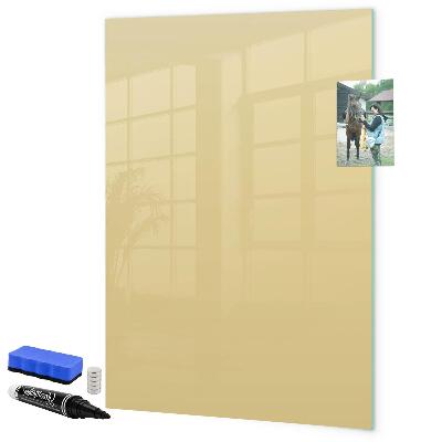 Memobord van glas met print inclusief neodymium magneten Magnetisch bord voor notities en foto's