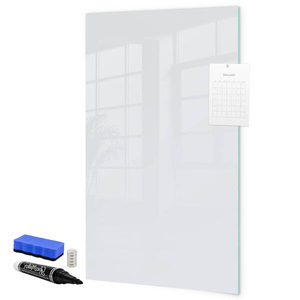 Decoratief glazen wandbord beschrijfbaar en magnetisch Herinneringen vastleggen in een moderne stijl.