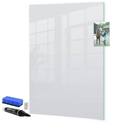 Decoratief glazen wandbord beschrijfbaar en magnetisch Herinneringen vastleggen in een moderne stijl.
