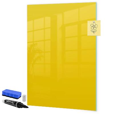 Memobord van glas met print inclusief neodymium magneten Een kleurrijk prikbord voor notities en foto's