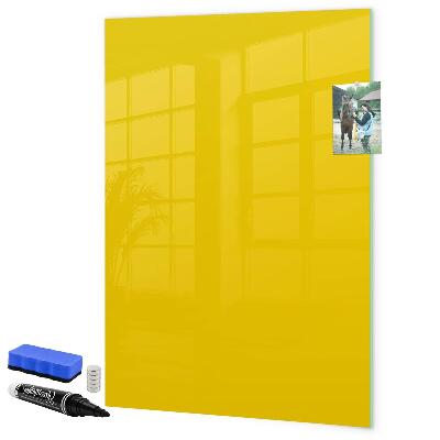 Memobord van glas met print inclusief neodymium magneten Een kleurrijk prikbord voor notities en foto's