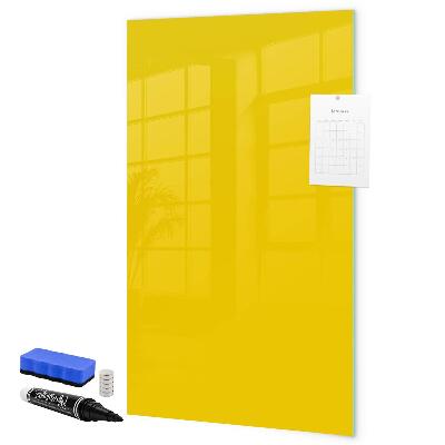 Memobord van glas met print inclusief neodymium magneten Een kleurrijk prikbord voor notities en foto's