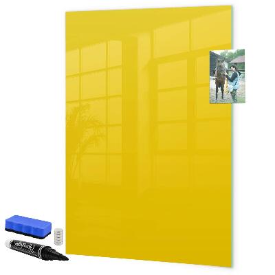 Memobord van glas met print inclusief neodymium magneten Een kleurrijk prikbord voor notities en foto's