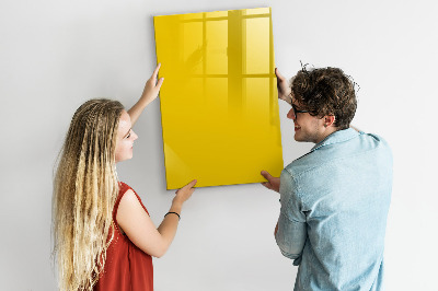 Memobord van glas met print inclusief neodymium magneten Een kleurrijk prikbord voor notities en foto's
