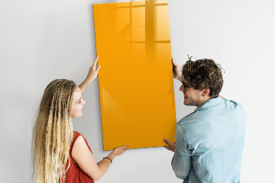 Decoratief glazen wandbord beschrijfbaar en magnetisch Een kleurrijk prikbord voor notities en foto's