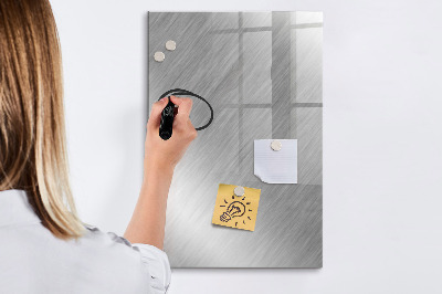 Decoratief glazen wandbord beschrijfbaar en magnetisch Metalen fotobord