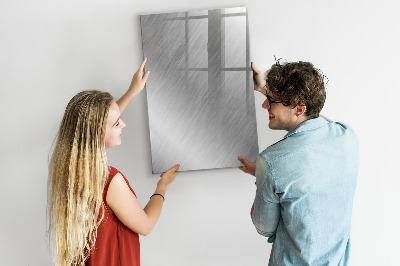 Decoratief glazen wandbord beschrijfbaar en magnetisch Metalen fotobord