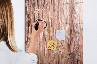 Decoratief glazen wandbord beschrijfbaar en magnetisch Papieren herinneringen en hete pepers